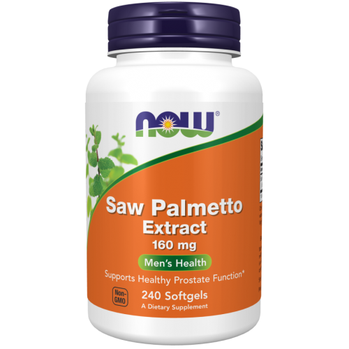 Saw Palmetto Extract 160 mg - 240 Softgels - Now Foods